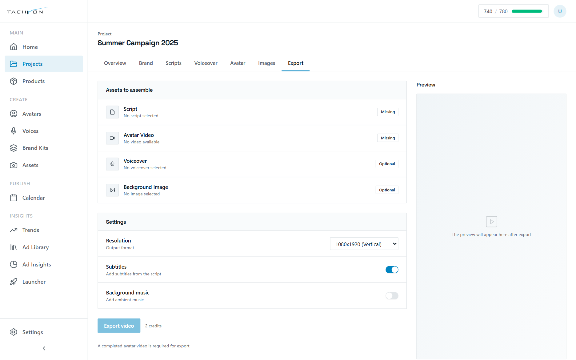 Export One-Click — Aitachyon